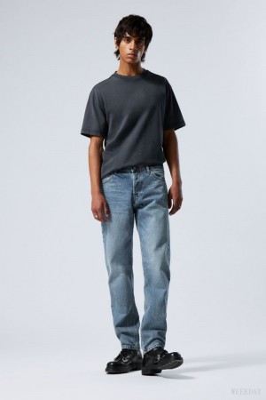 Weekday Barrel Relaxed Tapered Jeans Blue | BCZO6214