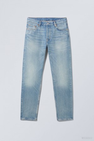 Weekday Barrel Relaxed Tapered Jeans Blue | HPOB4205