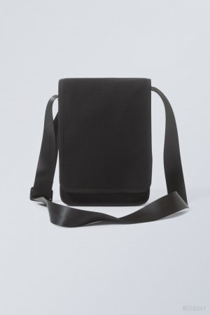 Weekday Becky Canvas Bag Black | CHYJ2158