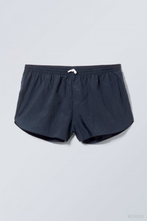 Weekday Chip Swim Shorts Dark Blue | LGFV3922