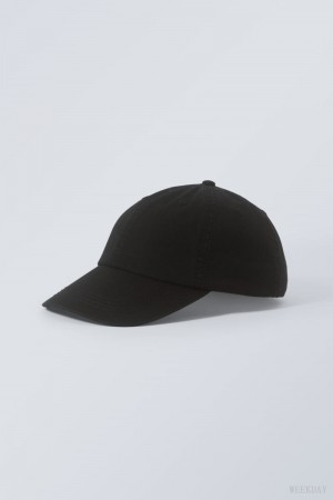 Weekday Essential Heavy Stitch Cap Black | IDMT5395