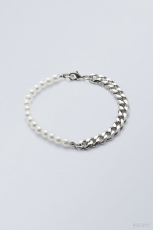 Weekday Kevin Bracelet Silver | HHKC9688