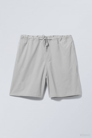 Weekday Parachute Loose Shorts Grey | CSQB9145