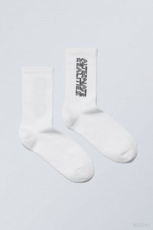 Weekday Sport Printed Socks Alternate Realities | PMXS7632