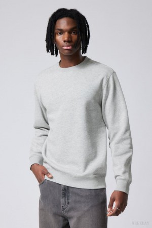 Weekday Standard Midweight Sweatshirt Grey | VEOY4739