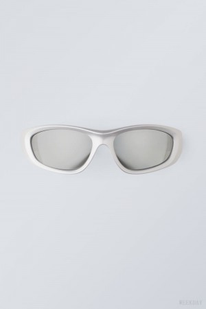 Weekday Trek Sunglasses Silver | NSIH3166