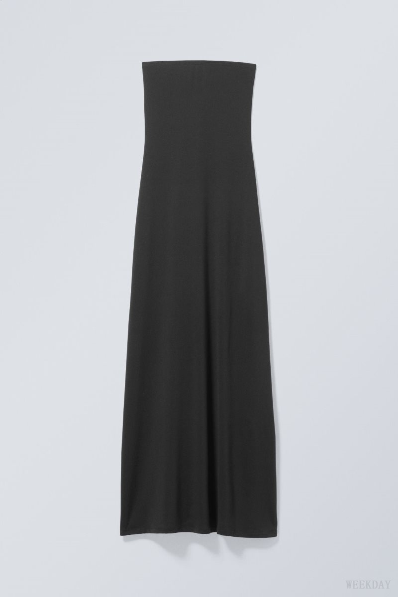 Weekday Act Tube Dress Black | CKDF2534