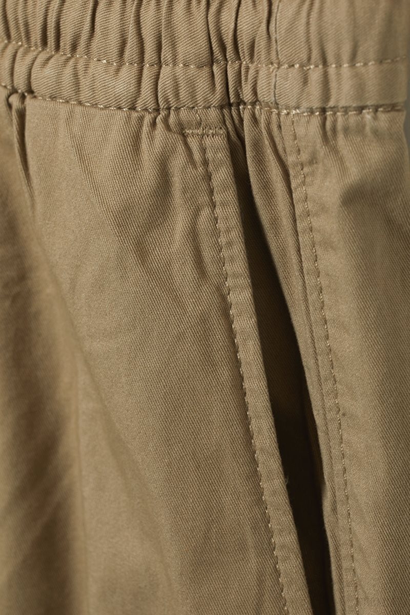 Weekday Alex Relaxed Shorts Dark Beige | WKYT9929