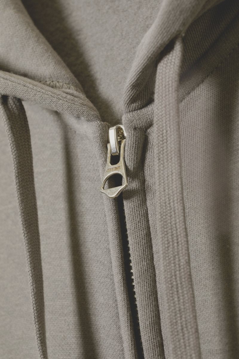 Weekday Boxy Midweight Zip Hoodie Grey | BEMH1933