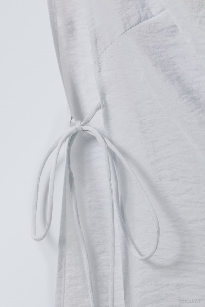 Weekday Cintia Tank Top Light Grey | MTHQ7530