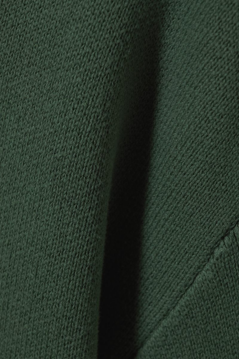 Weekday Cypher Oversized Sweater Dark Green | NNLP3538