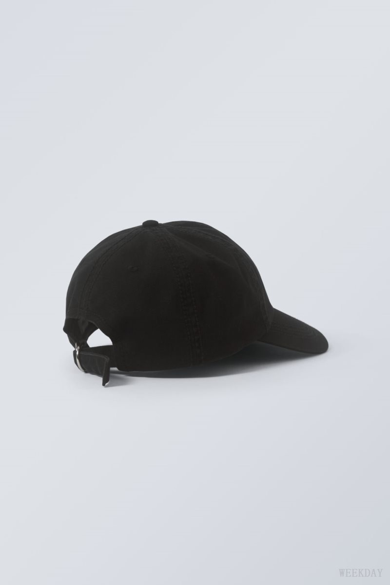 Weekday Essential Heavy Stitch Cap Black | IDMT5395