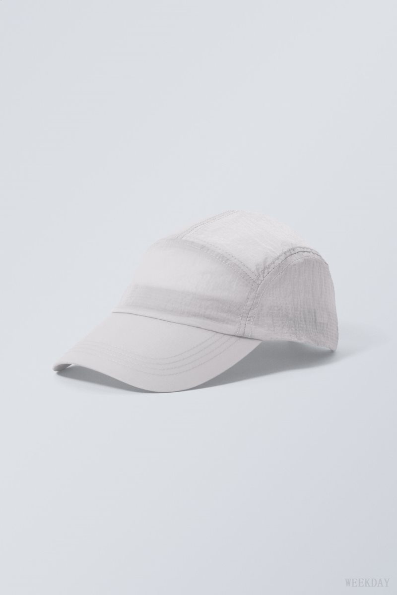 Weekday Essential Sport Cap Light Grey | QUFP3718