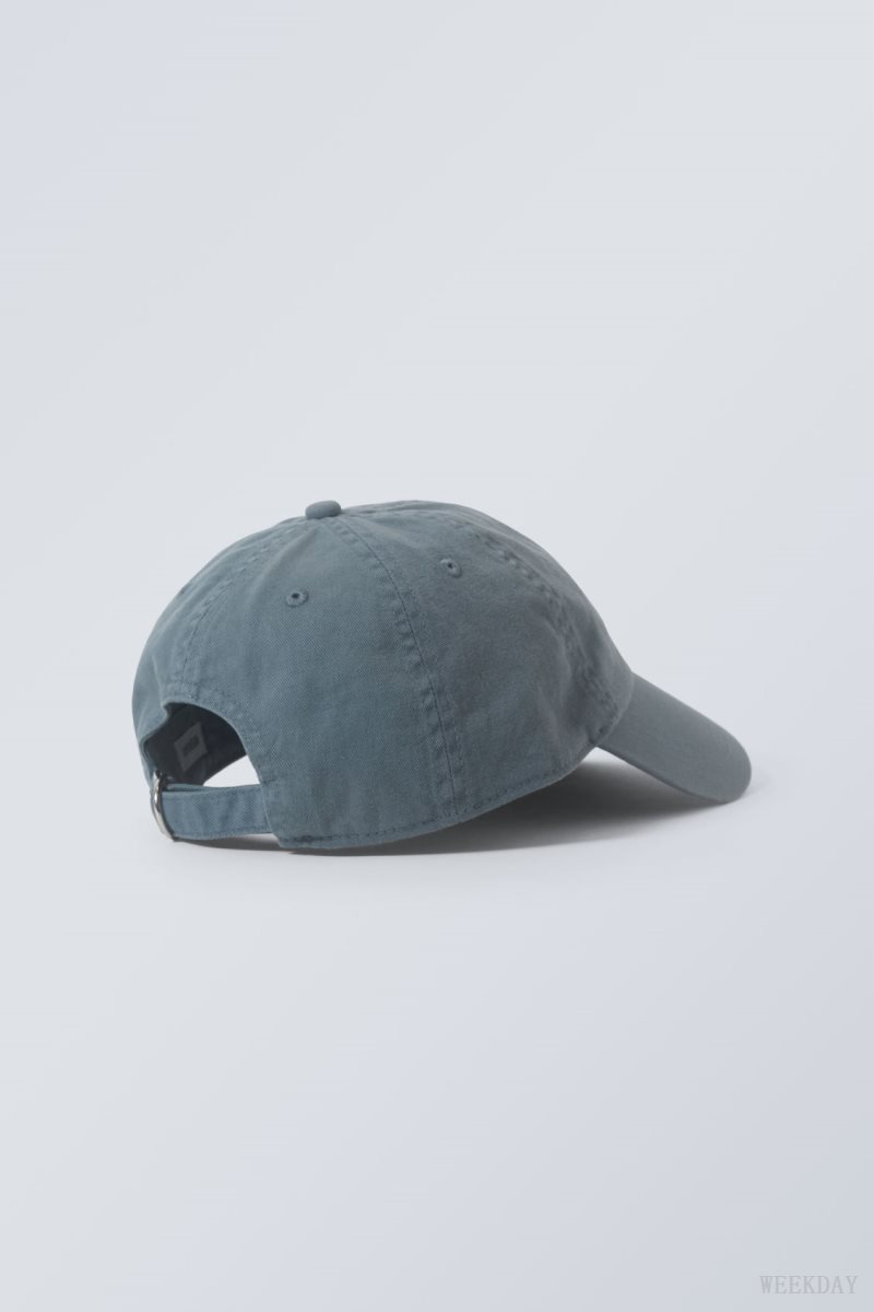 Weekday Essential Washed Cap Blue | MPKT1290