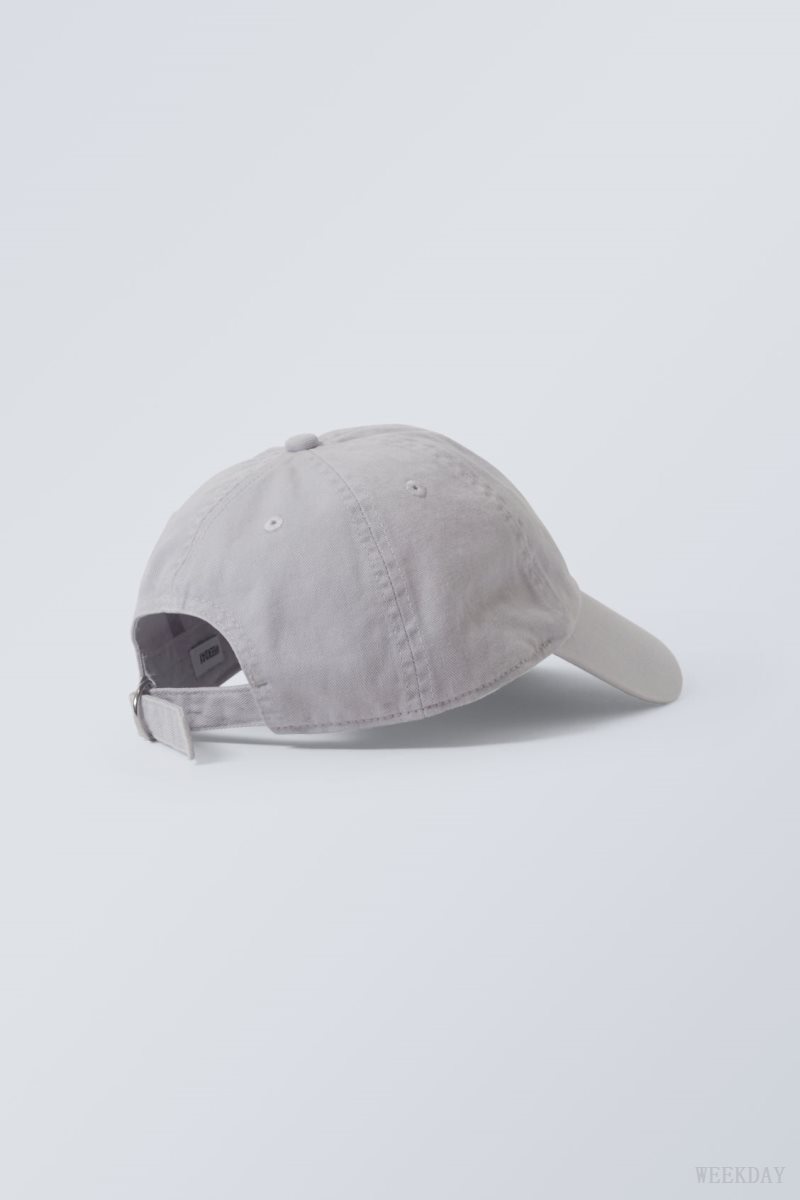 Weekday Essential Washed Cap Grey | IVRP6875