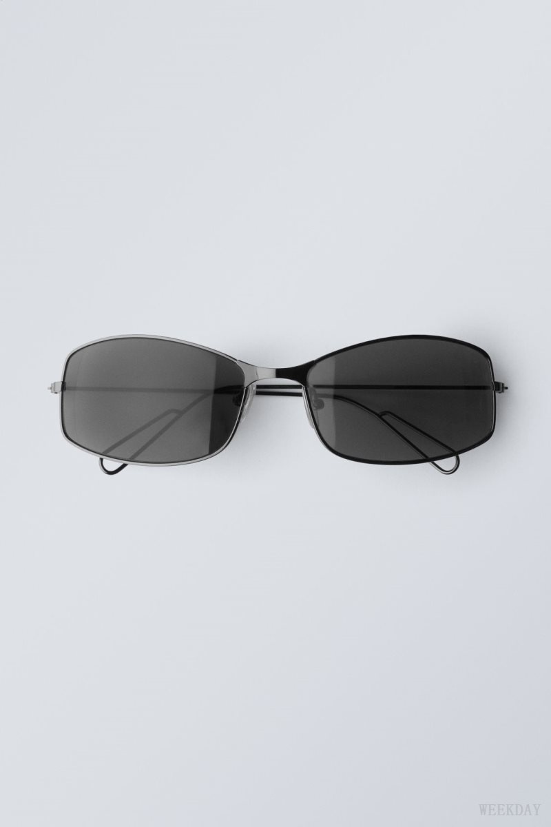 Weekday Flash Sunglasses Black | AGFI7708