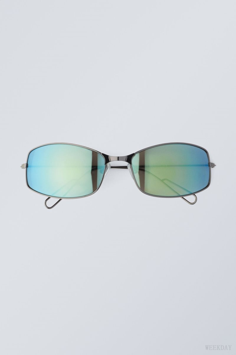 Weekday Flash Sunglasses Green | HHSE3526