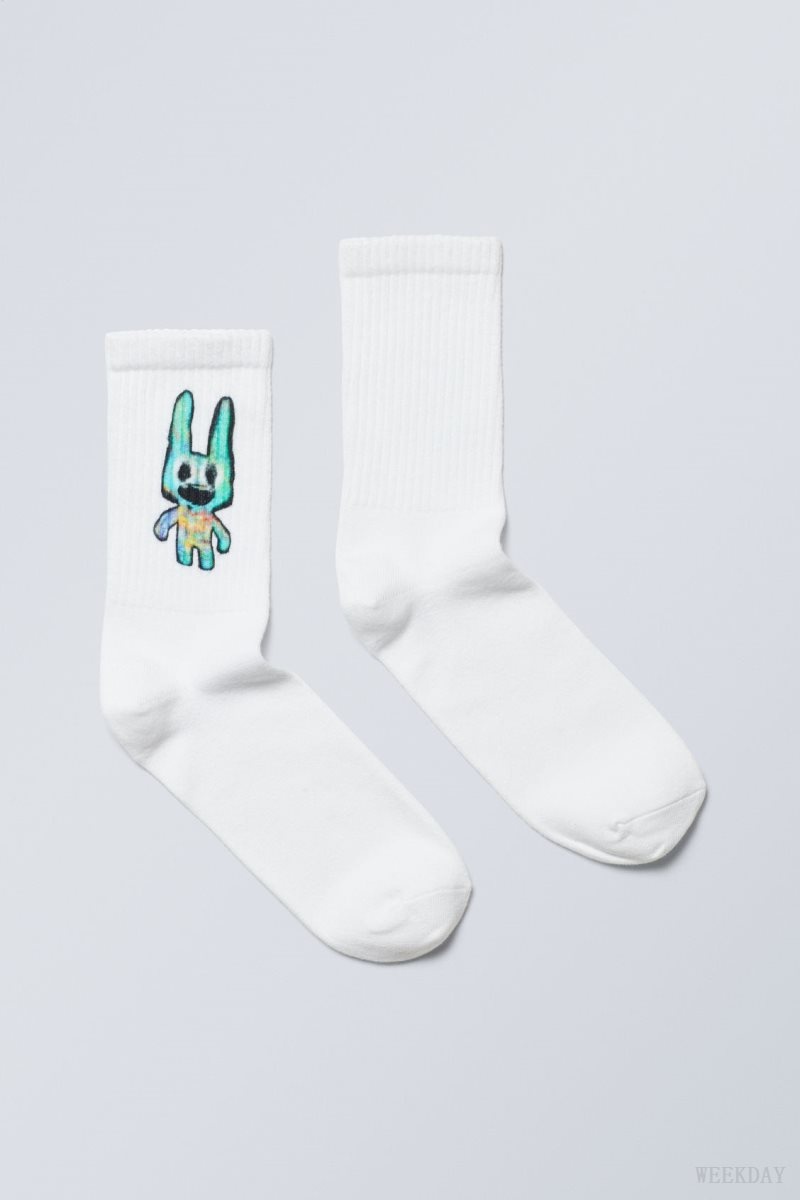 Weekday Graphic Sport Sock Rabbit | EFPV5179