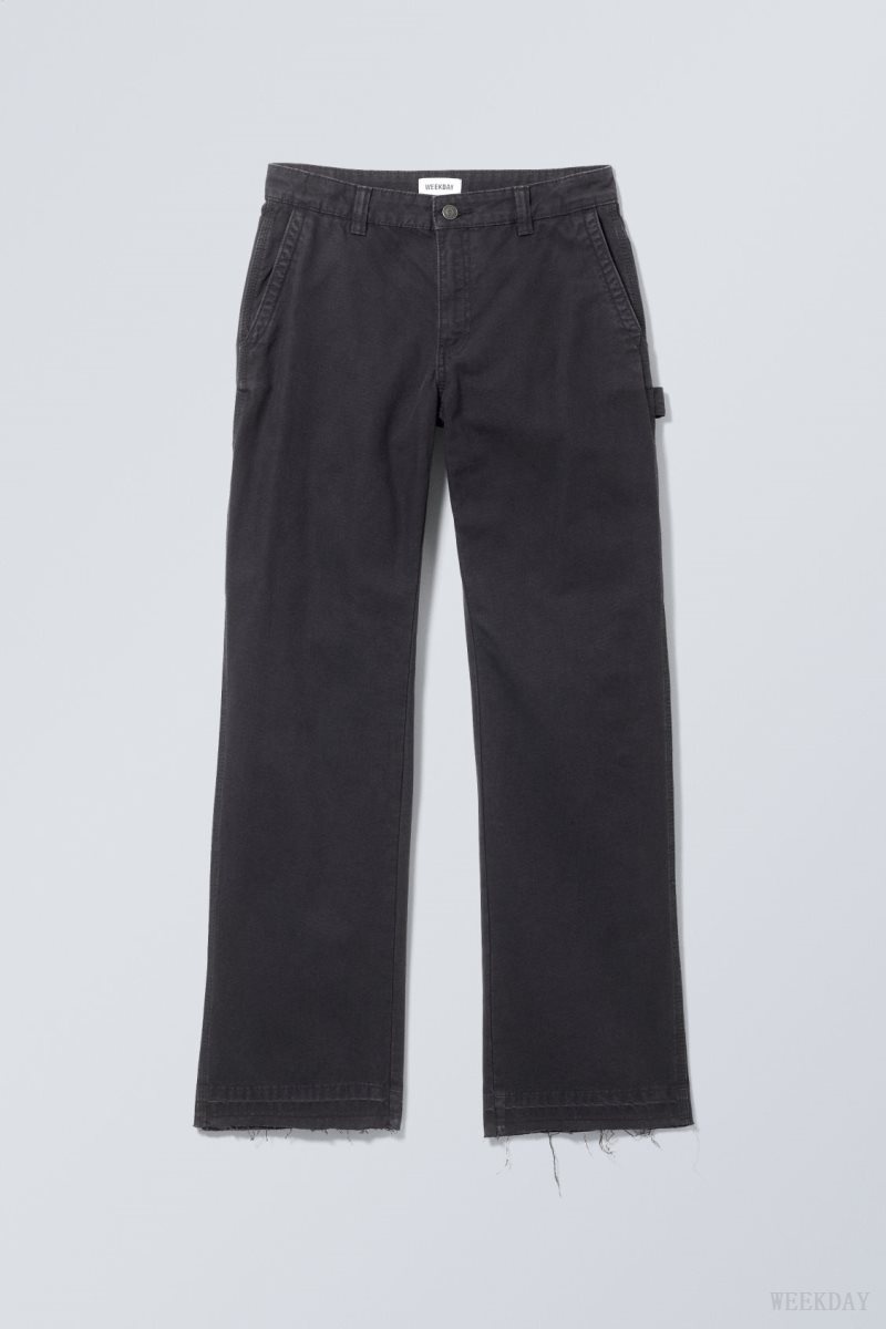 Weekday Mace Carpenter Trousers Black | YUCE8218