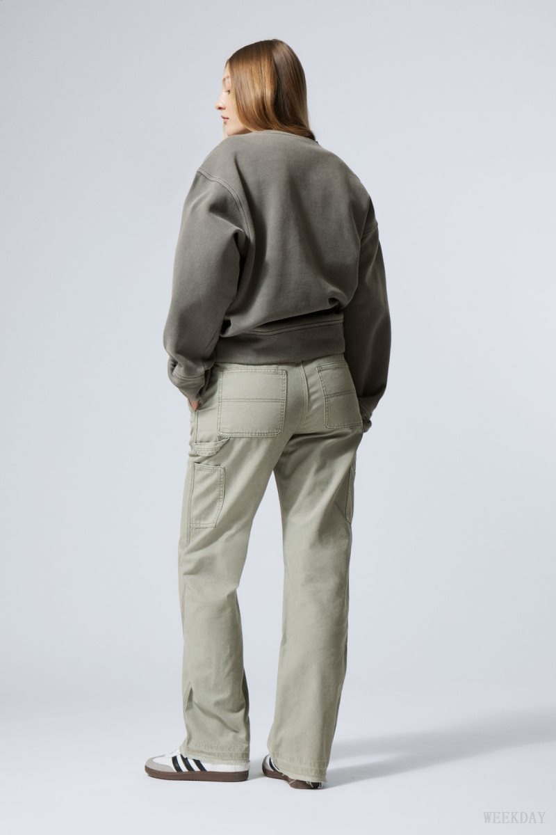 Weekday Mace Carpenter Trousers Grey | AQCN8764