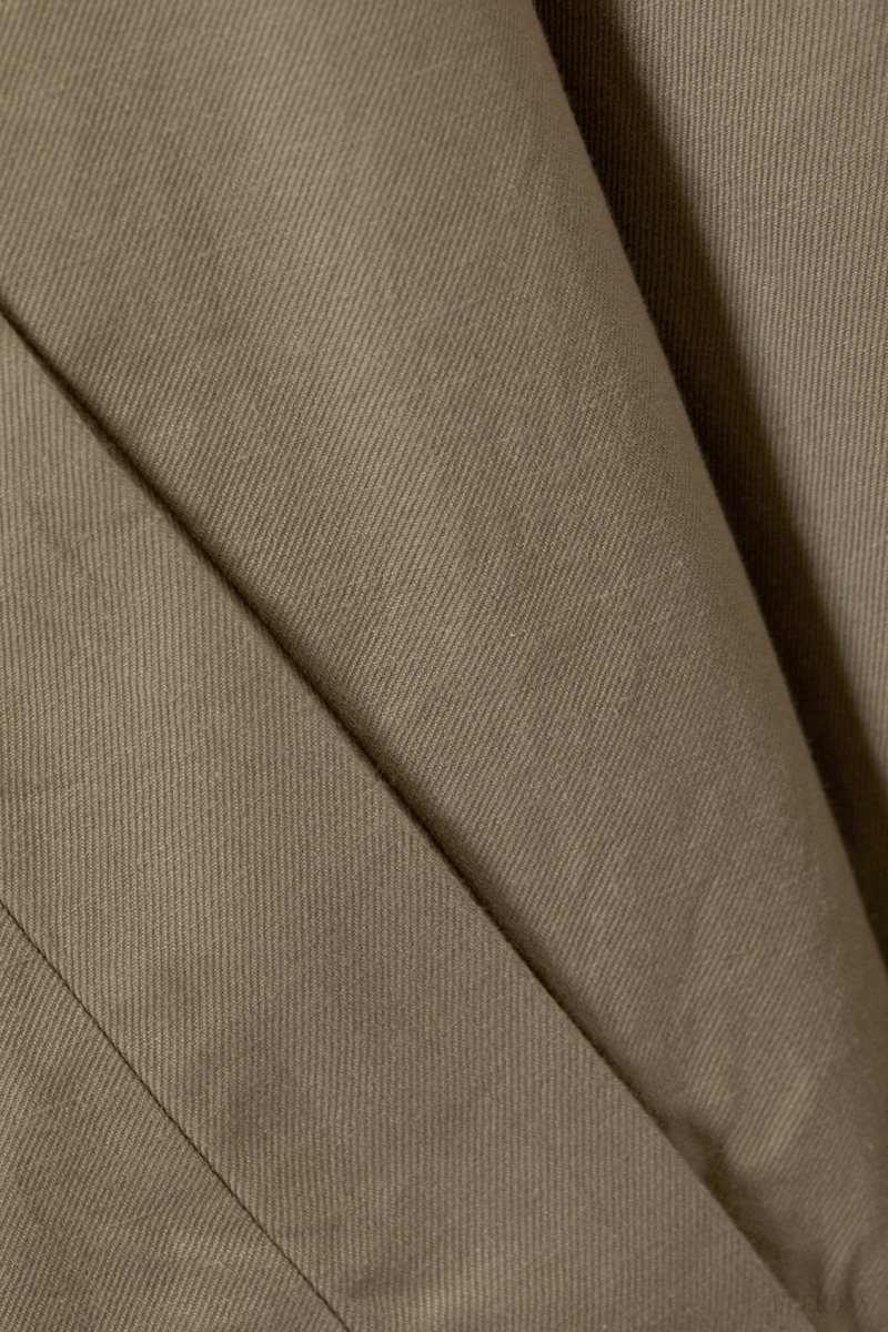 Weekday Martin Linen Jacket Dark Beige | YCRC5309