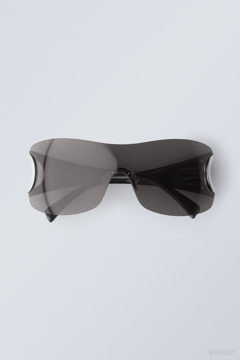 Weekday Motion Sunglasses Black | JMQG7876