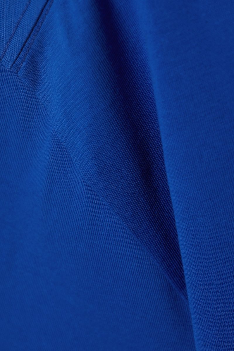 Weekday Oversized Heavyweight T-shirt Deep Blue | EOPO2356