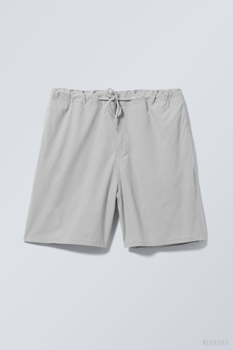 Weekday Parachute Loose Shorts Grey | CSQB9145