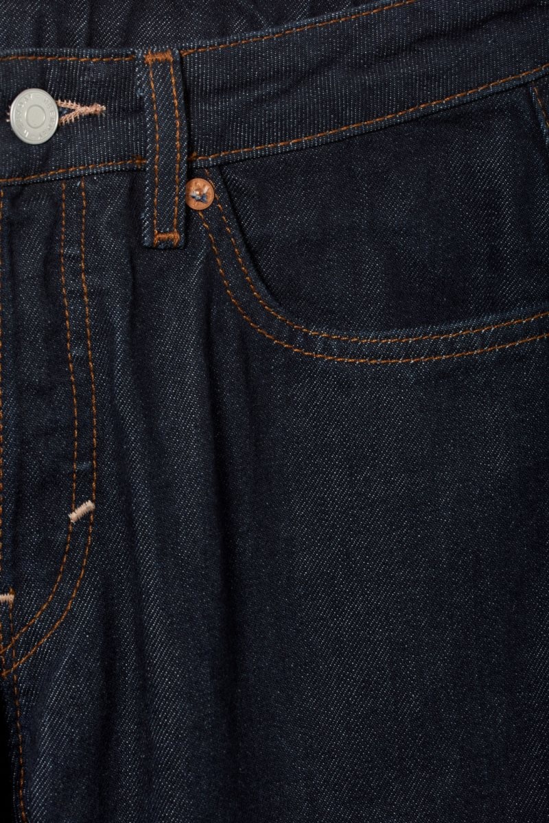 Weekday Pin Mid Straight Jeans Blue | KYNT0434