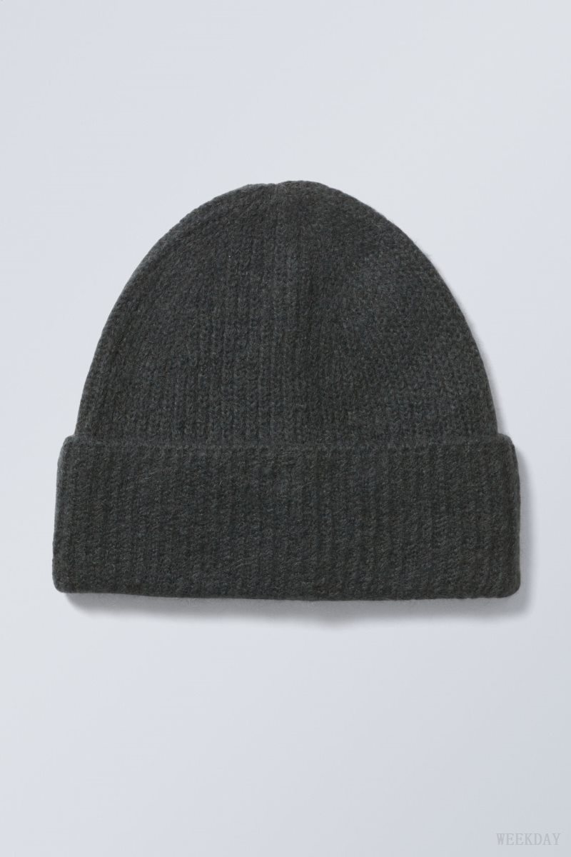 Weekday Pow Beanie Charecoal | QGXA3774