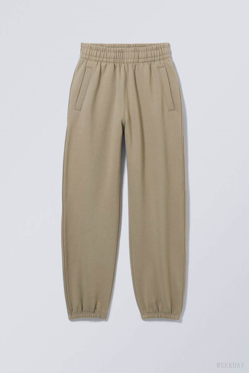 Weekday Relaxed Heavy Sweatpants Dusty Mole | DFGH1732