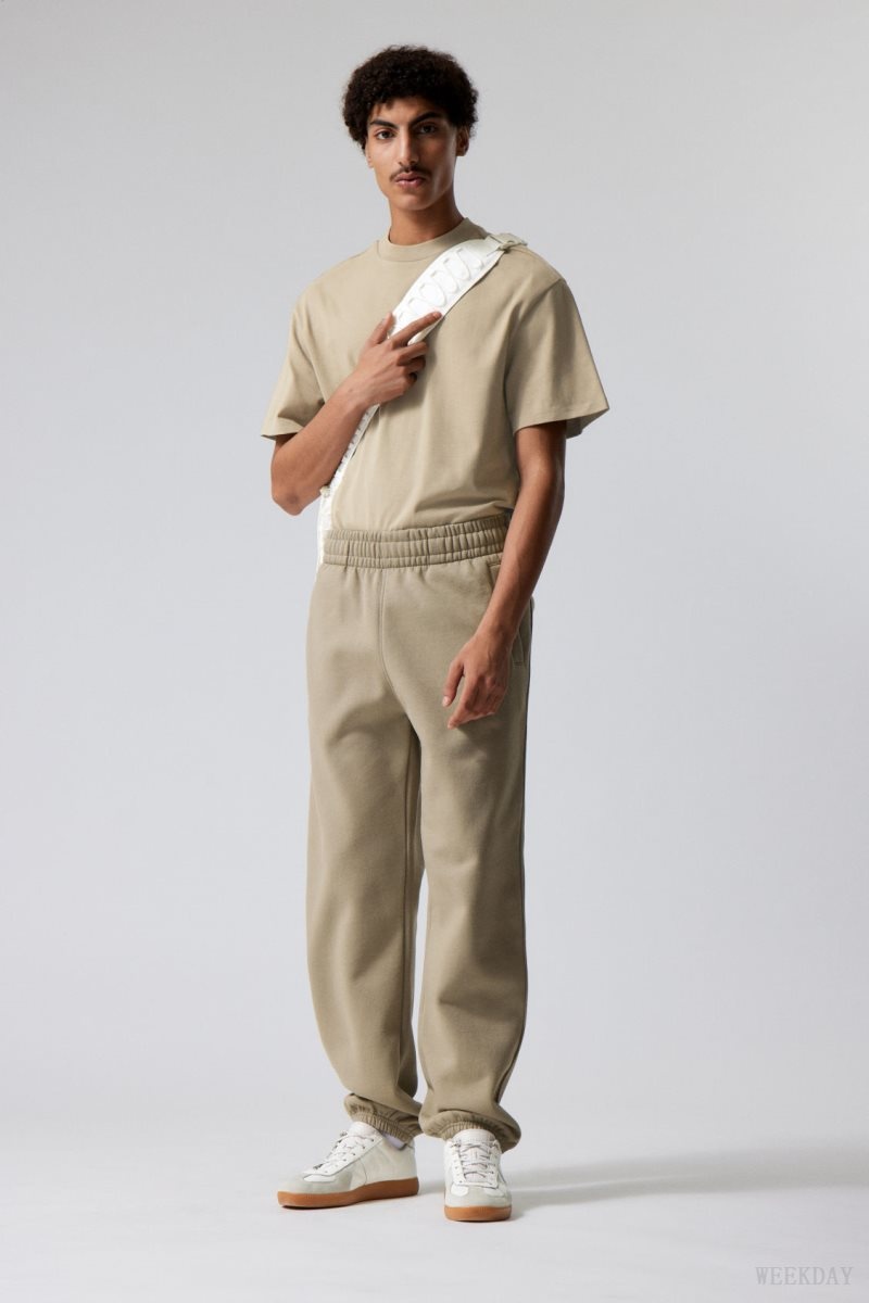 Weekday Relaxed Heavy Sweatpants Dusty Mole | DFGH1732