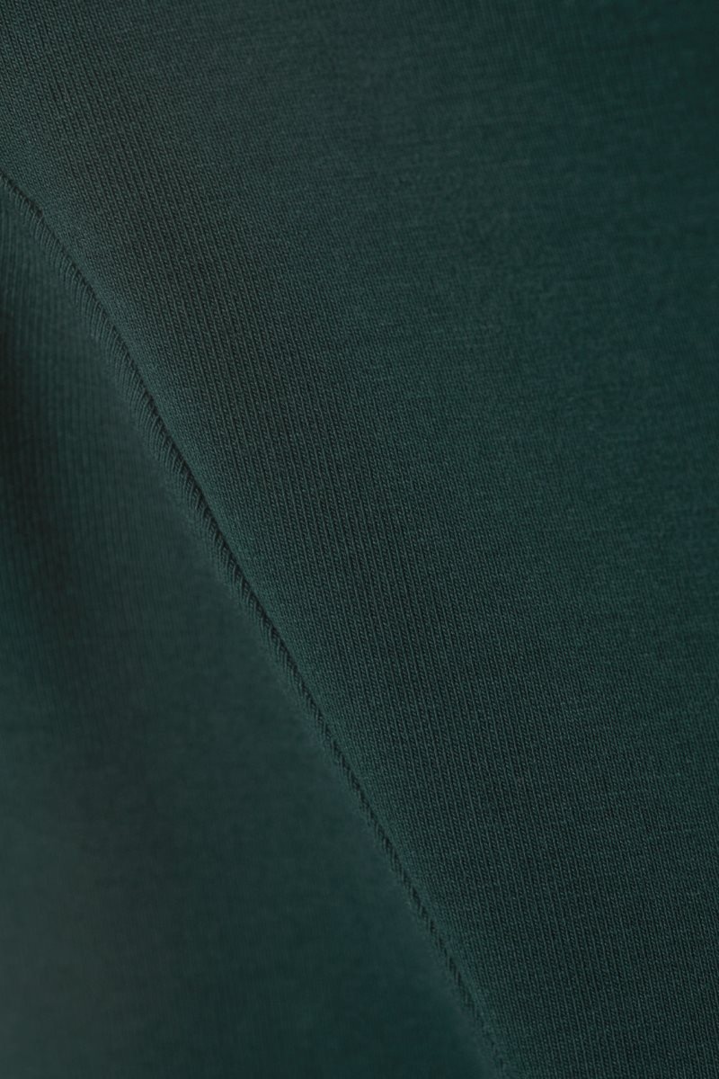 Weekday Slim Fitted Long Sleeve Dark Green | OEFM0413