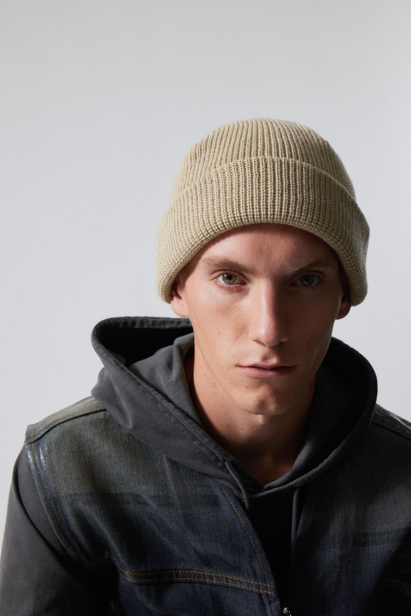 Weekday Stan Beanie Beige | DITF5518