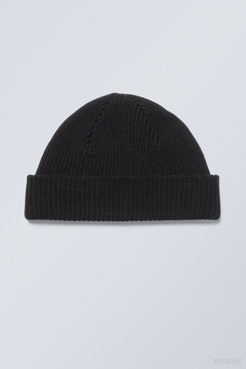 Weekday Stan Beanie Black | ETHK7150