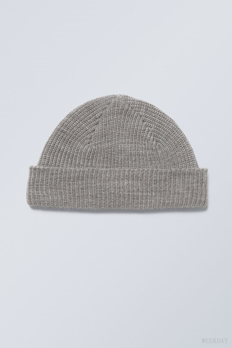 Weekday Stan Beanie Grey | CGXX6989