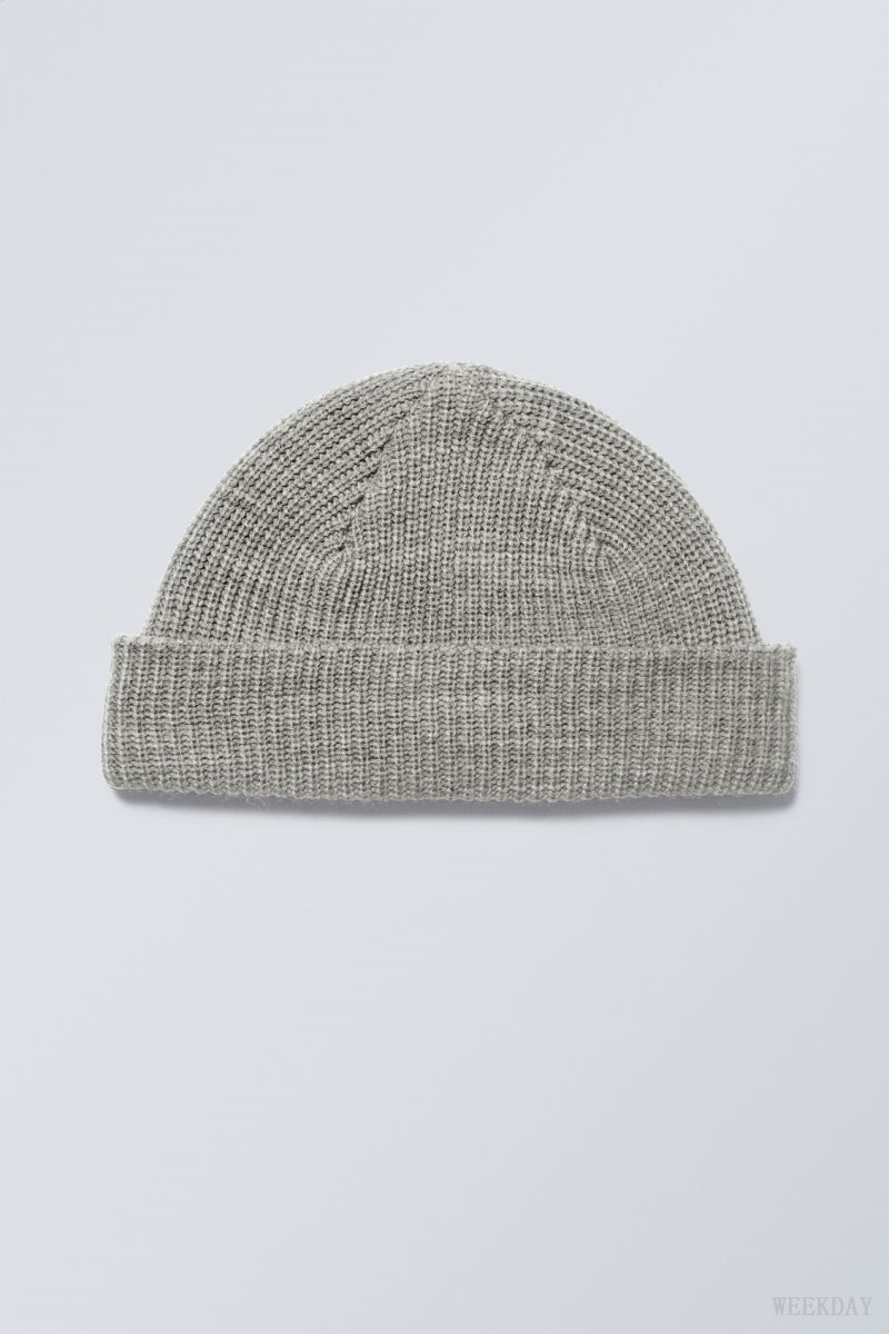 Weekday Stan Beanie Grey | CGXX6989