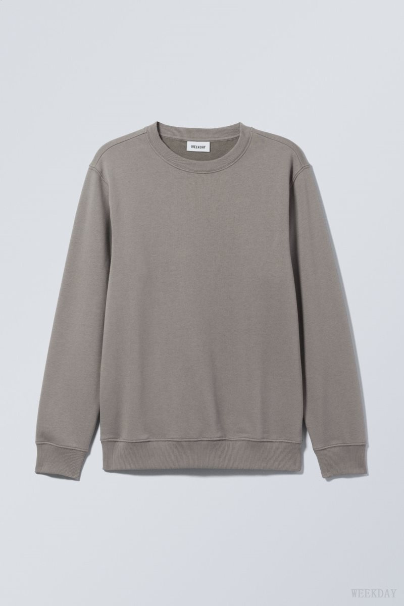 Weekday Standard Midweight Sweatshirt Grey | CXXY1401