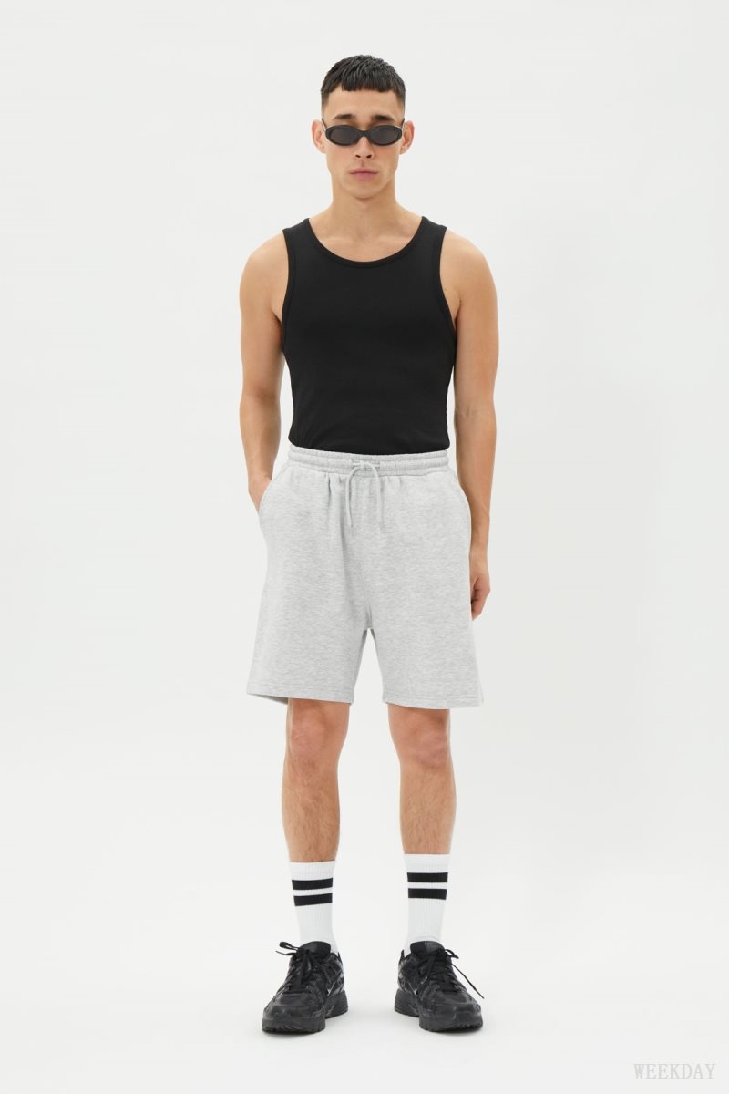 Weekday Standard Sweatshorts Grey | ZNCY1340