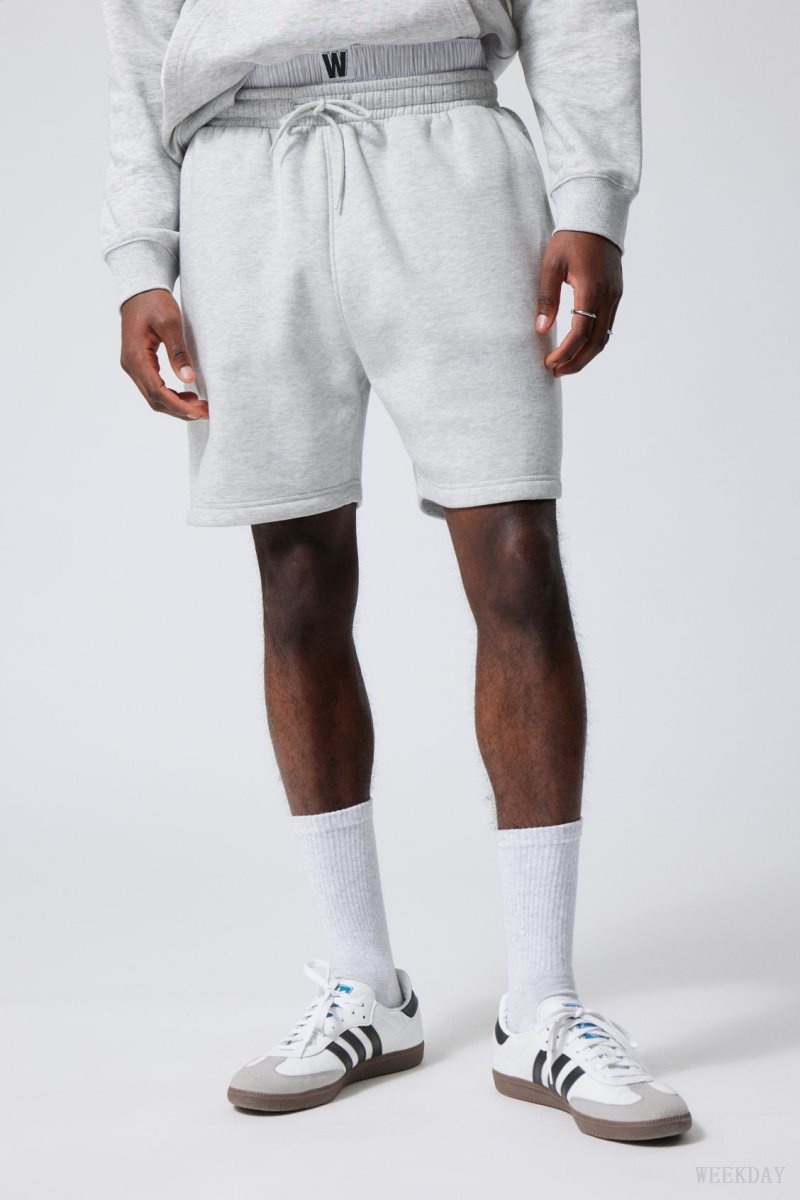 Weekday Standard Sweatshorts Grey | ZNCY1340