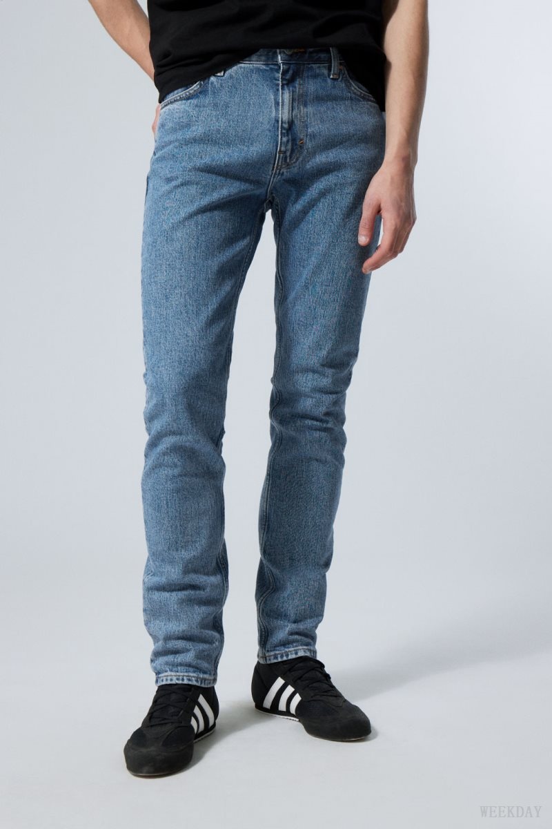 Weekday Sunday Slim Tapered Jeans Blue | GHIW2710