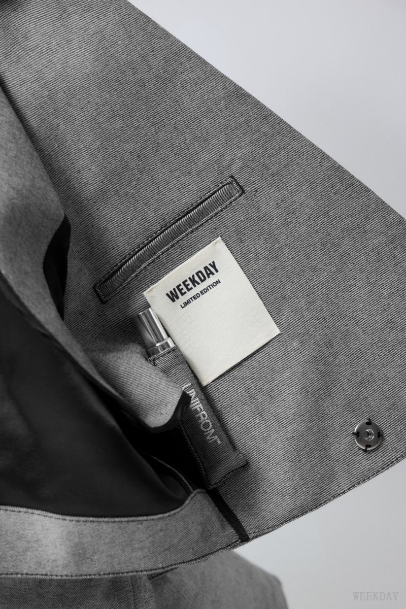 Weekday Unifrom™ + Weekday Limited Edition Power Blazer Grey | XXAL8898