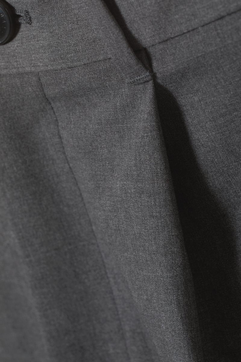 Weekday Uno Loose Suit Trousers Grey | WKUS4730